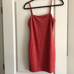 red cocktail dress